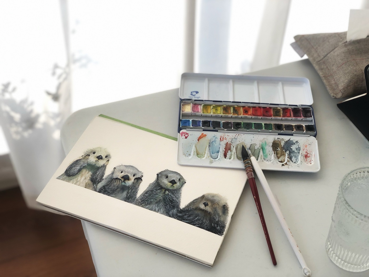 Watercolour & Oil work 3